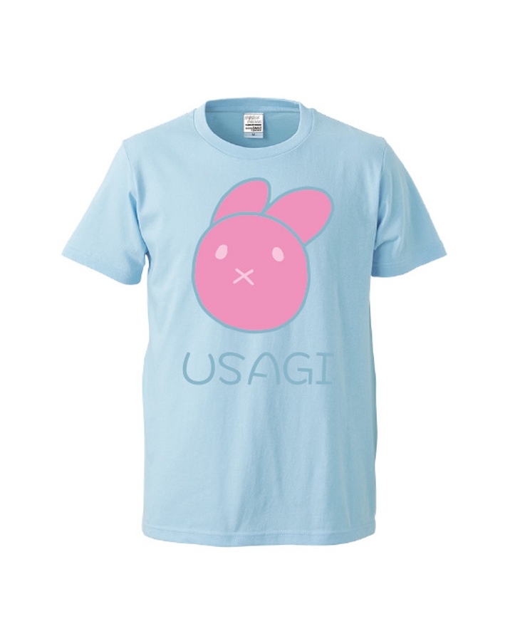 映像研には手を出すな！ 浅草氏のうさぎ Tシャツ ライトブルー XL