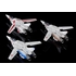 PLAMAX PX07 1/72 VF-1A ファイターバルキリー バーミリオン小隊（マクシミリアン・ジーナス／柿崎速雄）