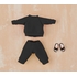 黏土娃 服裝套組 休閒運動衫（黑色）