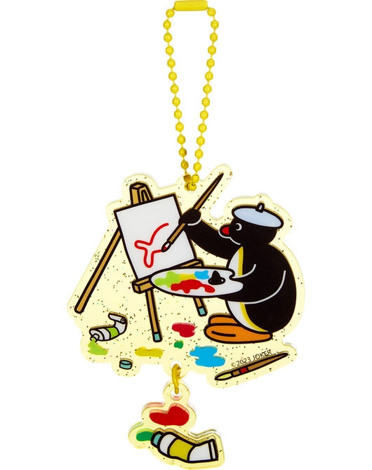 ピングー アクリルキーホルダー お絵かき
