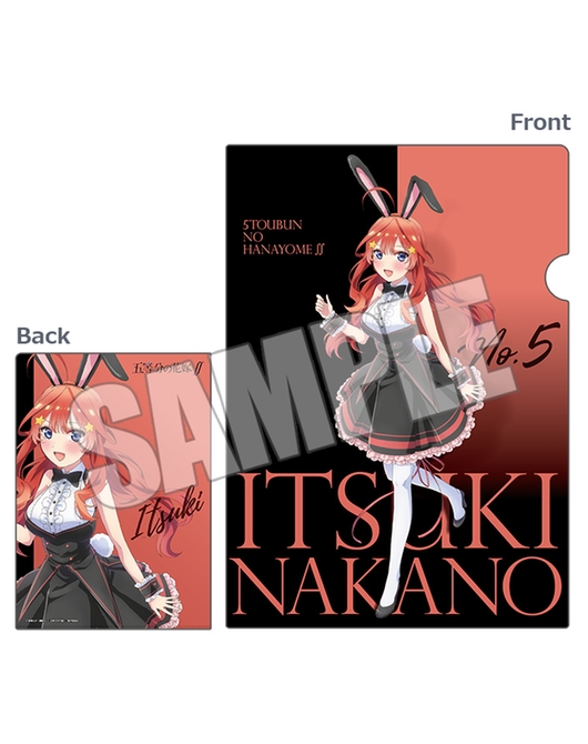 五等分の花嫁∬ クリアファイル バニーガール 中野五月