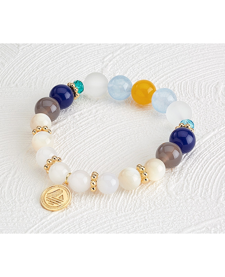 Touken Ranbu -ONLINE- Character Image Natural Stone Bracelets (Kunihiro Yamambagiri)(Rerelease)