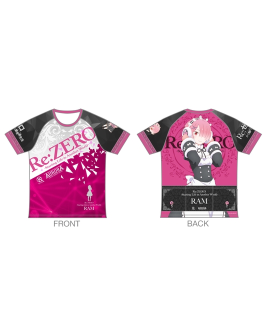 Re:ゼロから始める異世界生活 ツーリングTシャツ【ラムVer.】