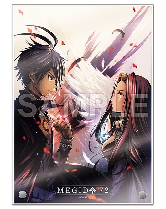 【共襲スタンプ缶バッジ対象商品】メギド72 アクリルアート 10 二周年記念「ソロモン・シバ」