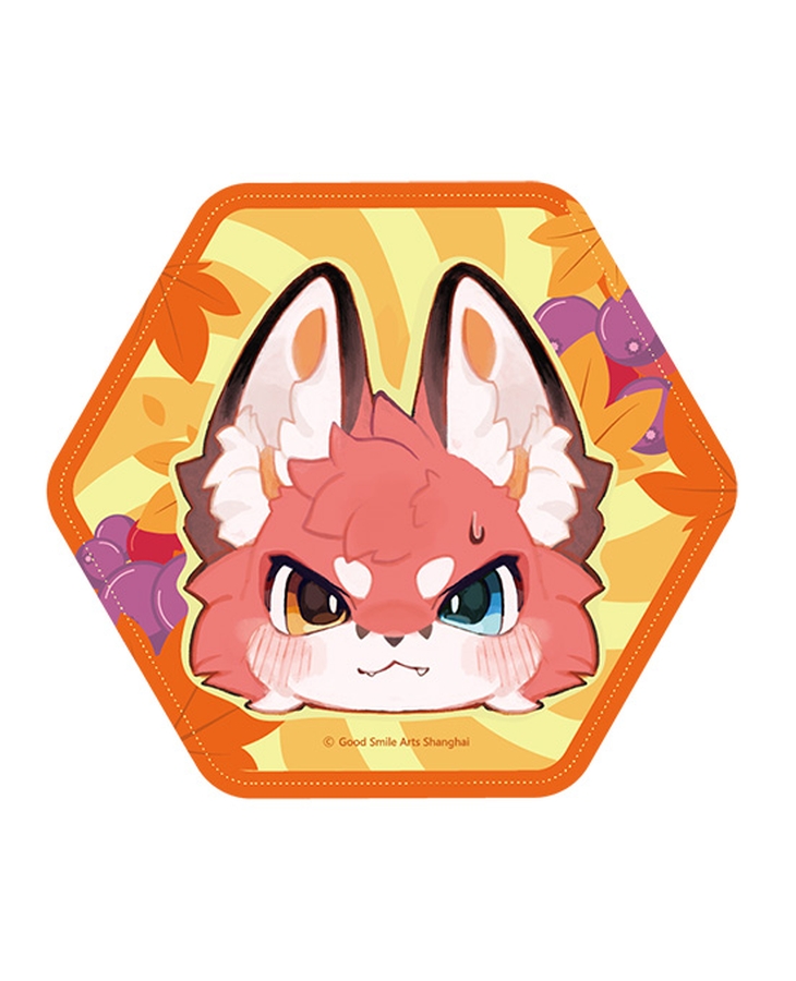 FLUFFY LAND Pinback Button Angry