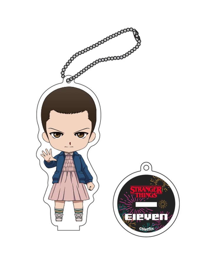 Stranger Things ねんどろいどぷらす ナイトウッズデザインアクリルキーチェーン イレブン (Japan Ver.)