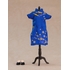 黏土娃 服裝套組 裙裝旗袍（藍色）