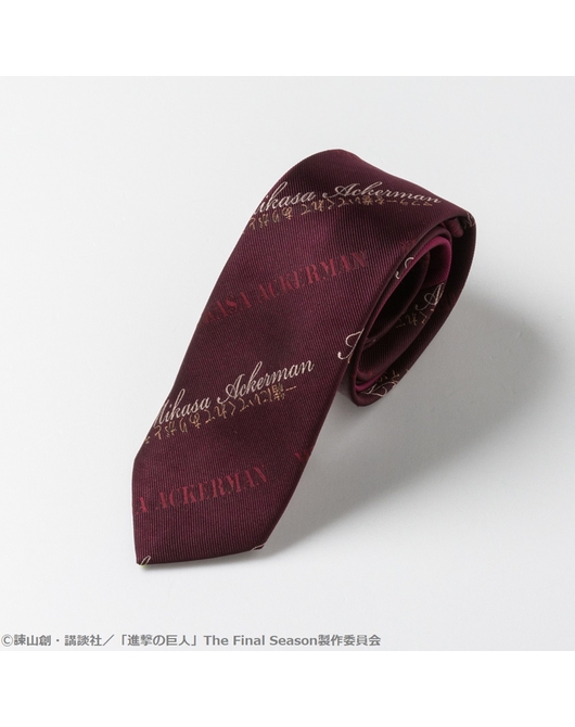 進撃の巨人 ネクタイ ミカサ・アッカーマンモデル