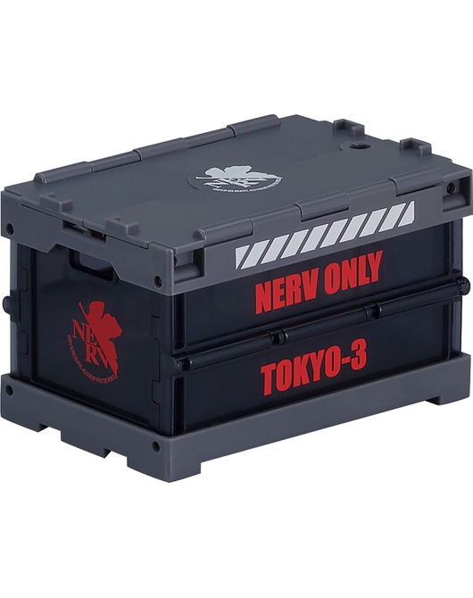 黏土人配件系列 福音戰士設計折疊收納箱 NERV Ver.