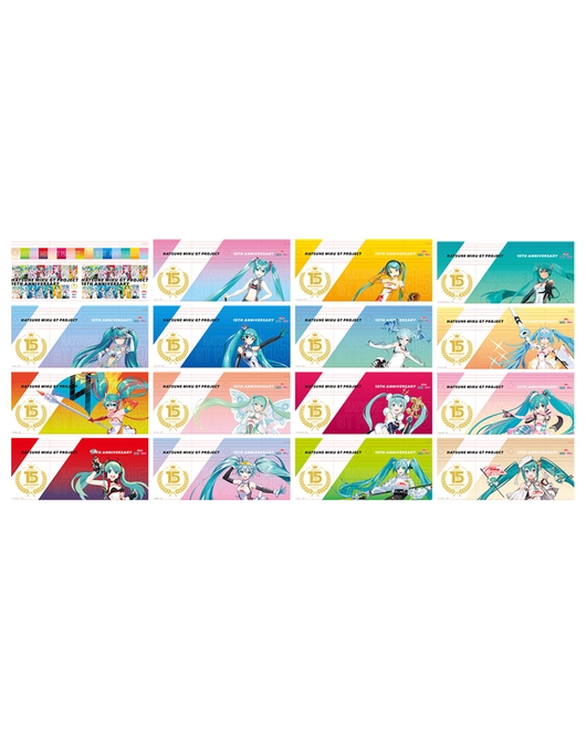 初音ミク GTプロジェクト 15周年記念 ペール缶 全16種セット