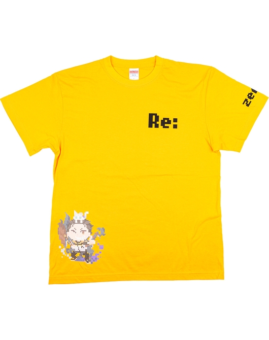 Re:ゼロから始める異世界生活 ピクセルアートTシャツ ナツキ・スバル
