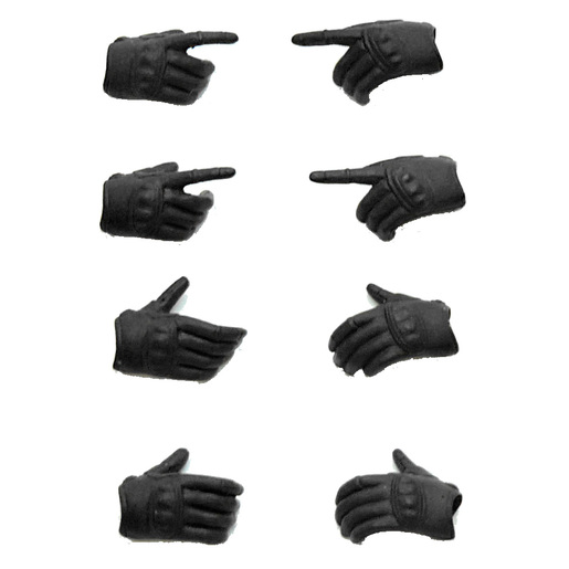LittleArmory-OP3: figma Tactical Gloves (Stealth Black)