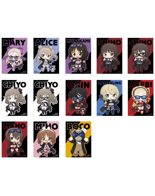 ガールズ＆パンツァー ARISTRISTコラボイラストミニキャンバス13種類コンプリートセット