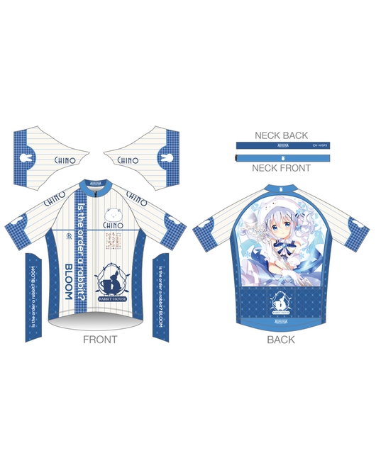 ご注文はうさぎですか⁇ リゼVer サイクルジャージsize L キャラクタースポーツ アウローラ│アーカイブ│「ご注文は