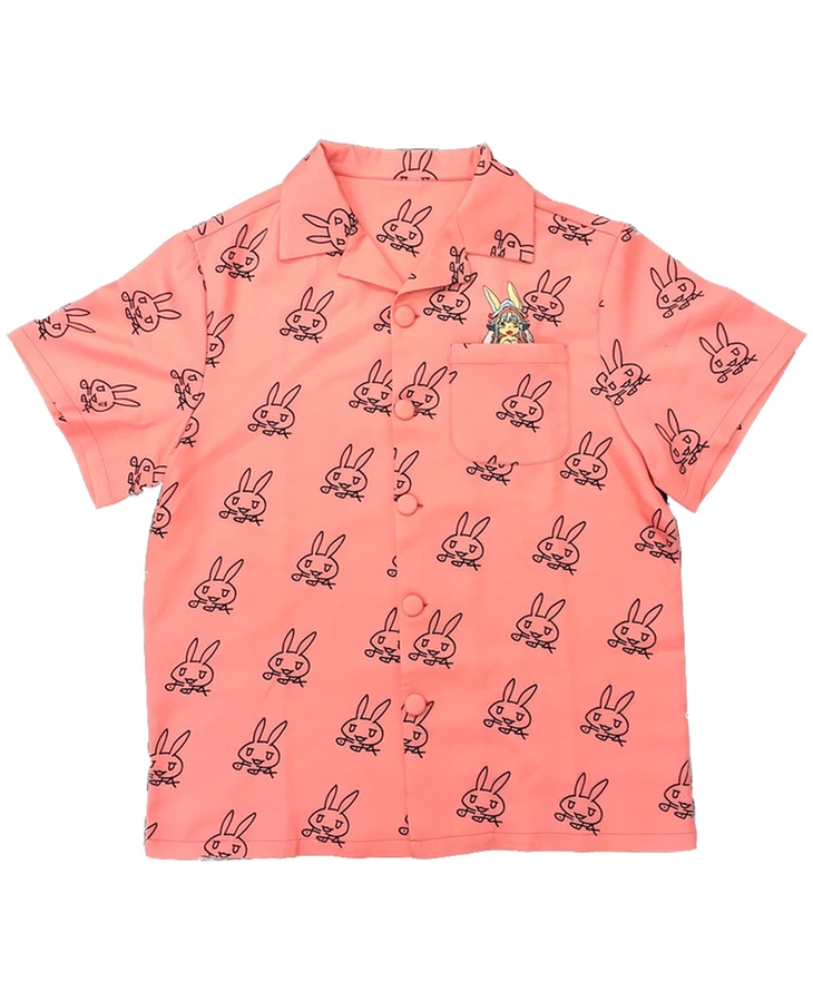 Made in Abyss Pocket Nanachi & Signature Design Collared Shirt