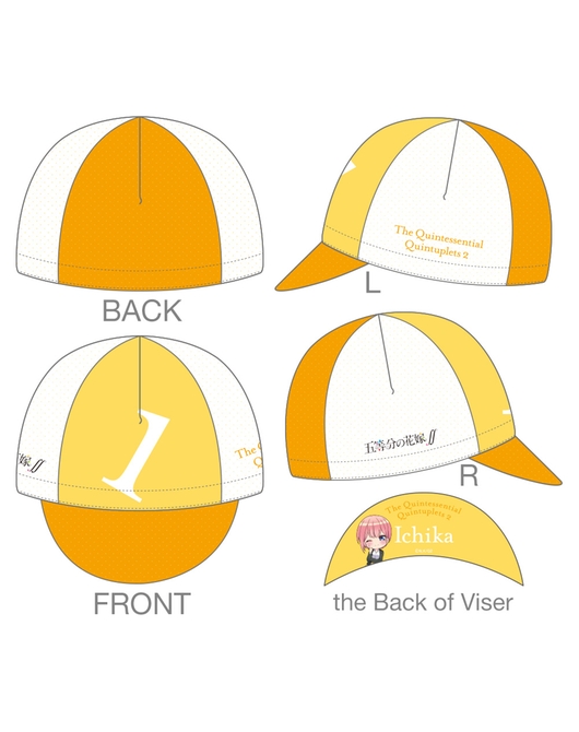 五等分の花嫁∬ ランニングキャップ【一花Ver.】