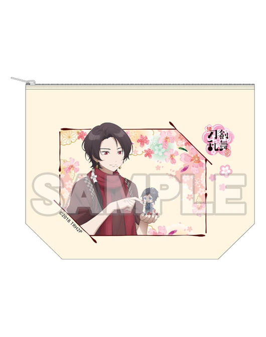 続『刀剣乱舞-花丸-』加州清光とねんどろいどこ～で 描き下ろし フルグラフィックポーチ