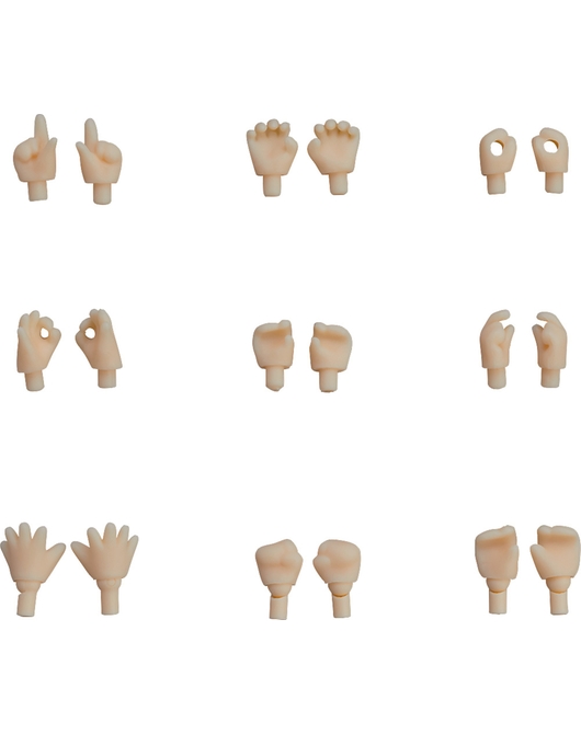 Nendoroid Doll: Hand Parts Set (almond milk)