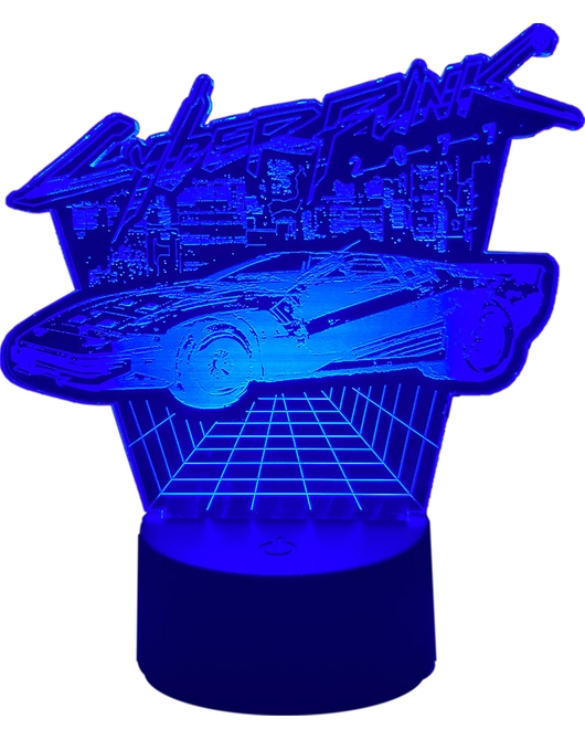 Cyberpunk 2077 NEON Edge Acryl LED Light Quadra V-TEK