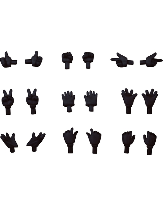 Nendoroid Doll: Hand Parts Set Gloves Ver. (Black)