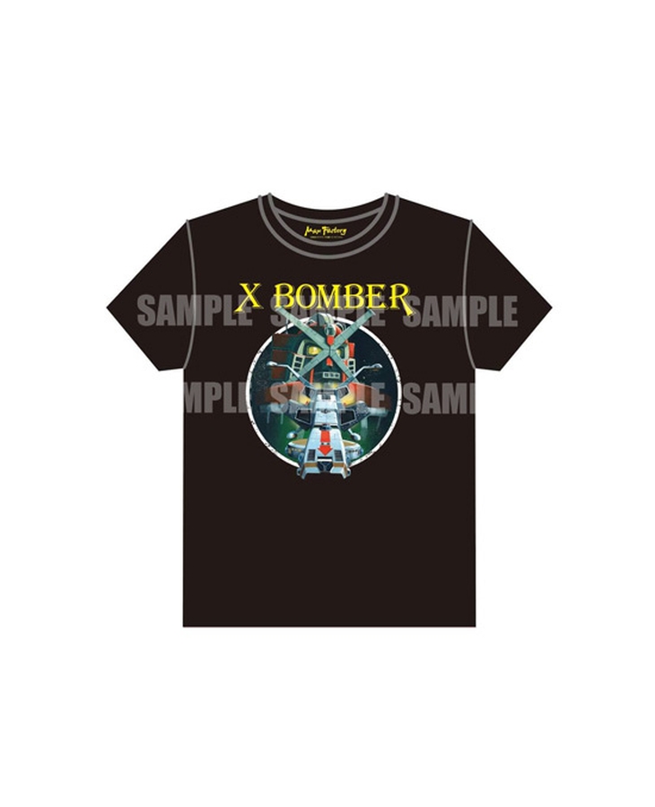 X-BOMBER T-Shirt B Kajita Illustration Ver. (Black)／ XLsize