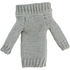 figma Styles Off-the-Shoulder Sweater Dress (Gray)