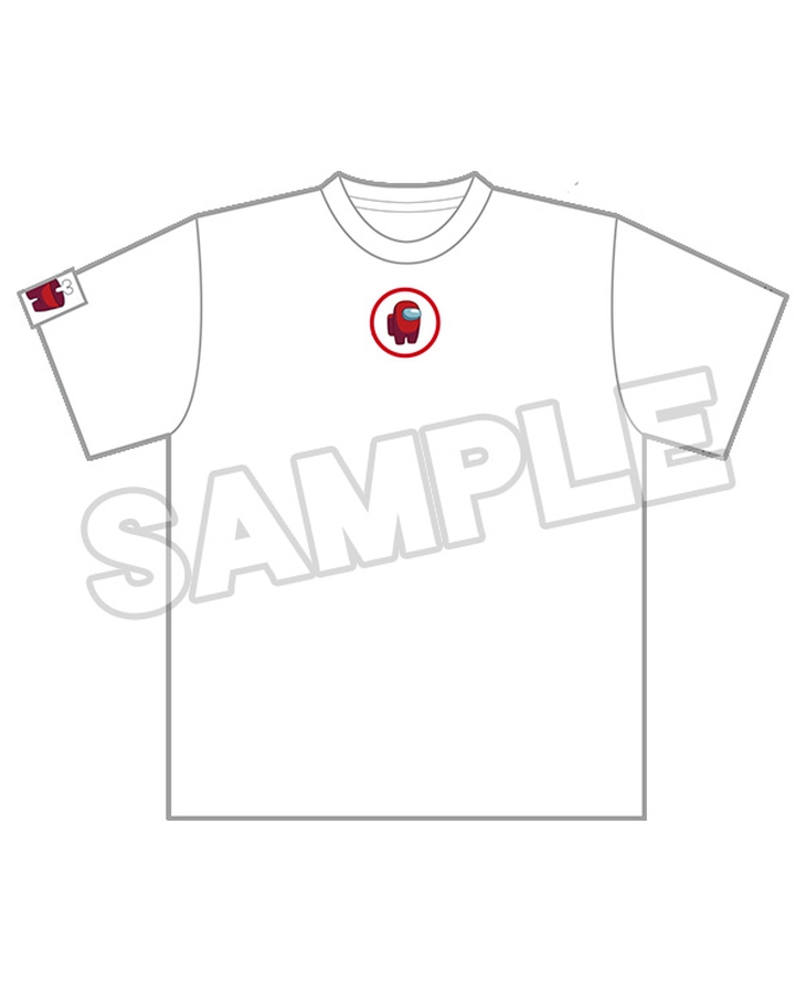Among Us ねんどろいどぷらす Tシャツ Crewmate Red