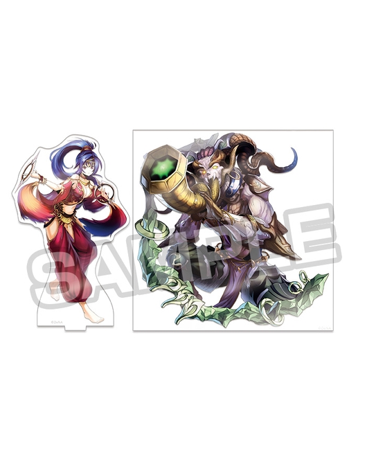 【共襲スタンプ缶バッジ対象商品】メギド72 ヴィータ＆メギド体アクリルセット 祖54 ムルムル