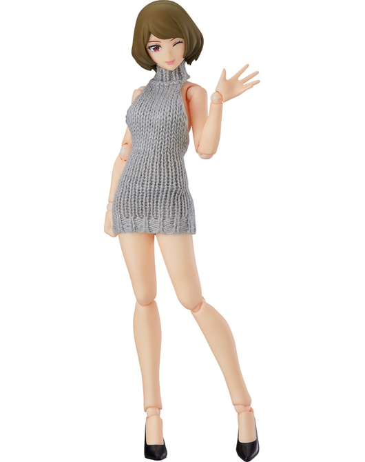 figma Female Body (Chiaki) with Backless Sweater Outfit