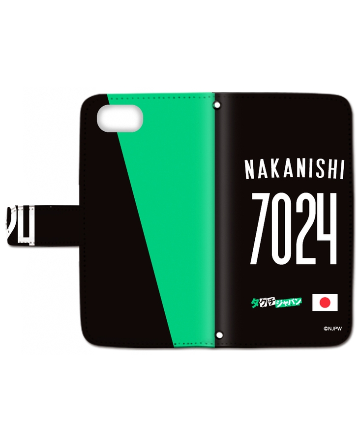 新日本プロレス スマートフォンケース(手帳型)(iPhone6/6s/7/7s/8)タグチジャパン NAKANISHI 7024 新日本プロレス スマートフォンケース(手帳型)(iPhone6/6s/7/7s/8)タグチジャパン NAKANISHI 7024