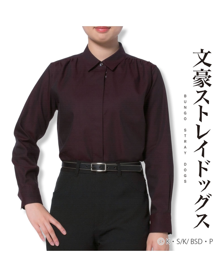 文豪ストレイドッグス レディースシャツ 中原中也MODEL