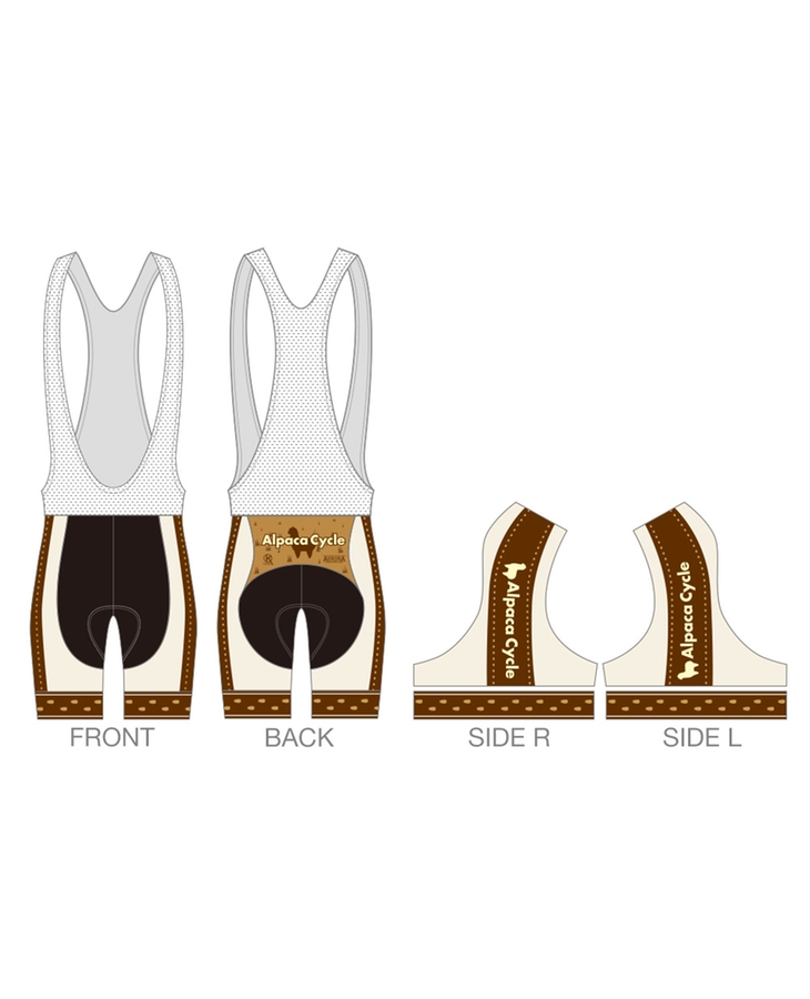 Longrider Stories! Cycling Bib Shorts (Alpaca Cycle Ver.)