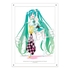 Hatsune Miku GT Project 100th Race Commemorative Art Project Art Omnibus High-Res Acrylic Artwork: Racing Miku 2017 Ver. Art by Satoshi Koike[Products which include stickers]