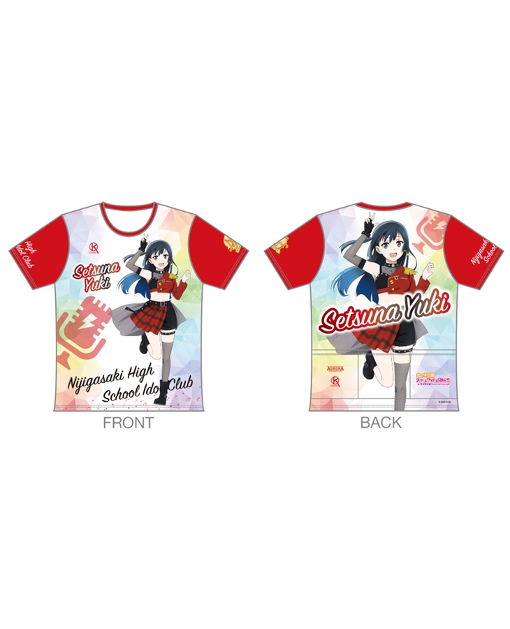 ラブライブ！虹ヶ咲学園スクールアイドル同好会 ツーリングTシャツ【優木せつ菜Ver.】（再販）