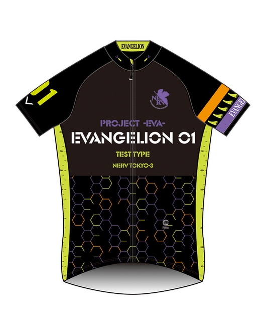 エヴァンゲリオンサイクルジャージ/01ヘクサ/ 0120-06【再販】
