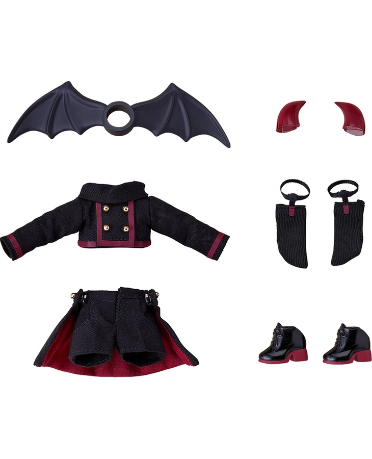 【在庫一掃】 ねんどろいどどーる おようふくセット 悪魔 服 衣装 デビル 羽 コミック・アニメ