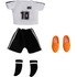 黏土娃 服裝套組 足球制服（白色）