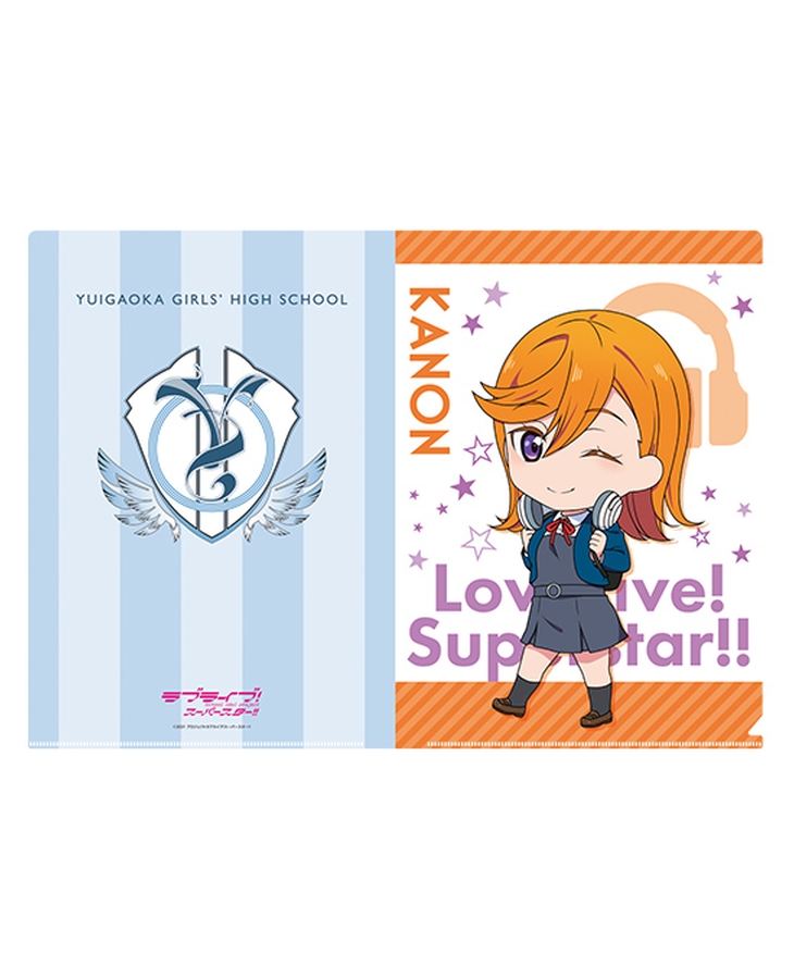 ラブライブ！スーパースター!! ねんどろいどぷらす クリアファイル 澁谷かのん 冬制服