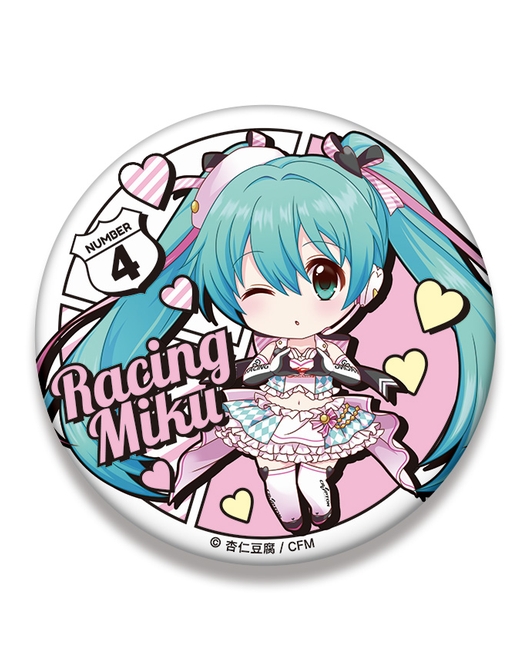 レーシングミク 2019Ver. ねんどろいどぷらす ビッグ缶バッジ 2