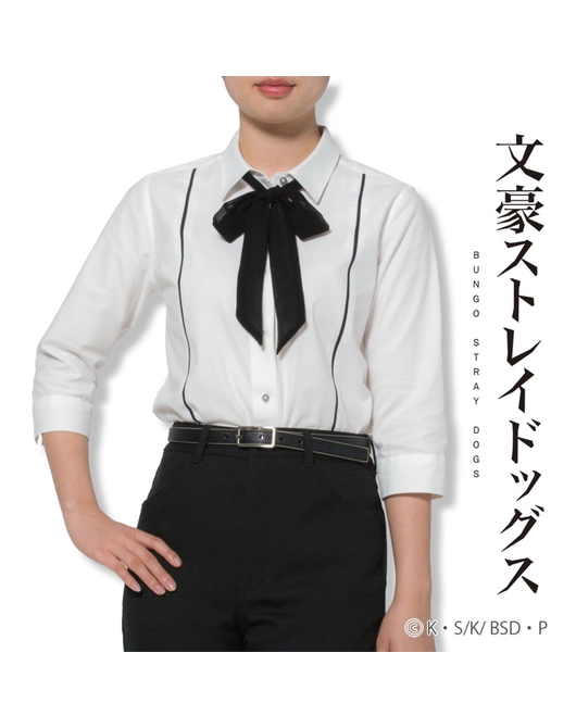 文豪ストレイドッグス レディースシャツ 中島敦MODEL