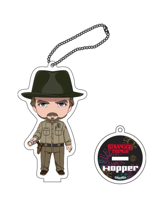 Stranger Things ねんどろいどぷらす ナイトウッズデザインアクリルキーチェーン ホッパー (Japan Ver.)