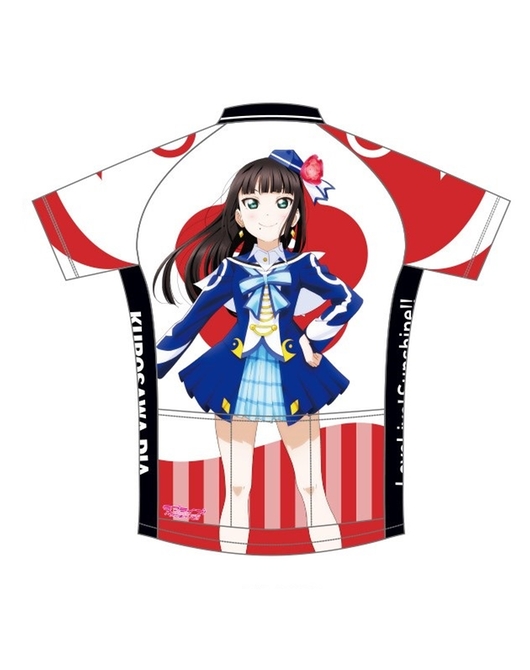 「ラブライブ！サンシャイン!!」サイクルジャージ【黒澤ダイヤ 2nd.Ver.】