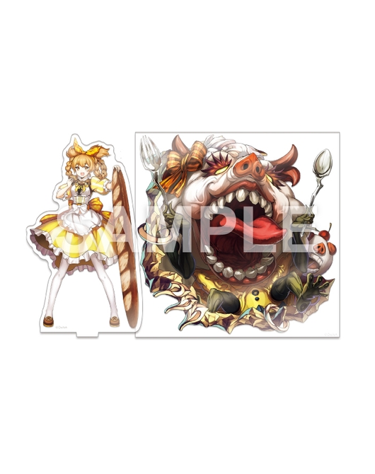 【共襲スタンプ缶バッジ対象商品】メギド72 ヴィータ＆メギド体アクリルセット 真58 ダゴン