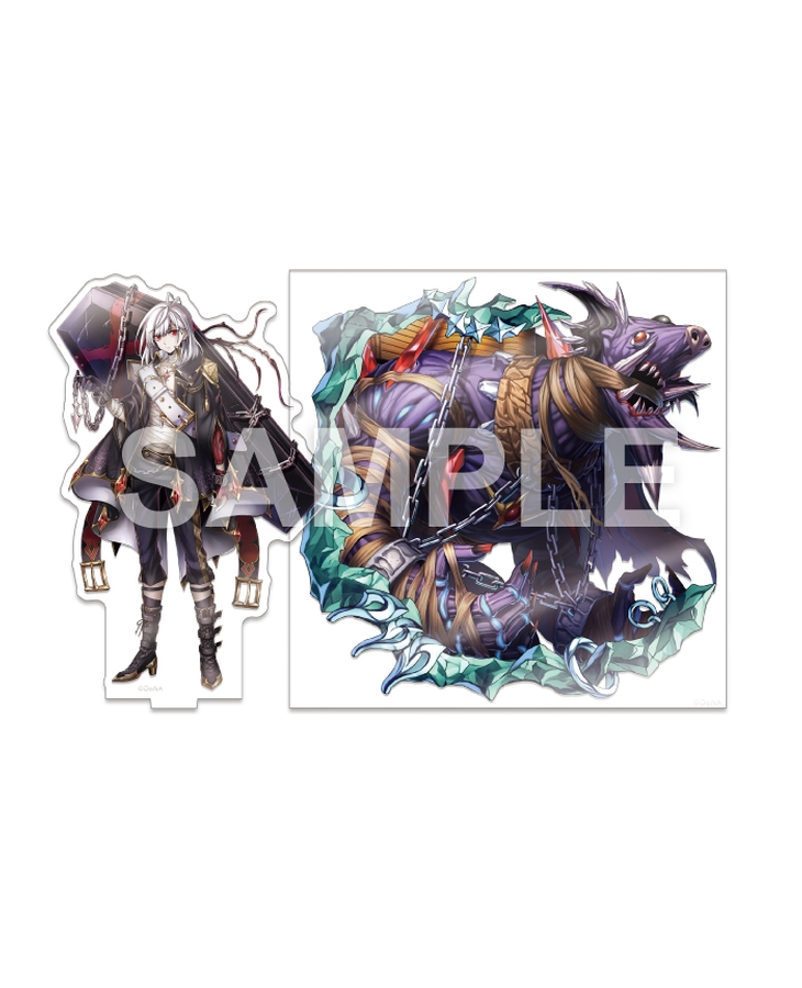 【共襲スタンプ缶バッジ対象商品】メギド72 ヴィータ＆メギド体アクリルセット 真71 アクィエル