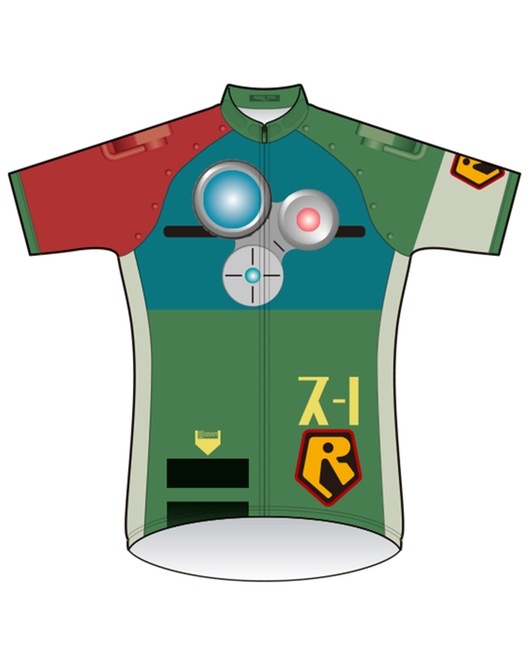 「装甲騎兵ボトムズ」サイクルジャージ【スコープドッグ ターボカスタムVer.】