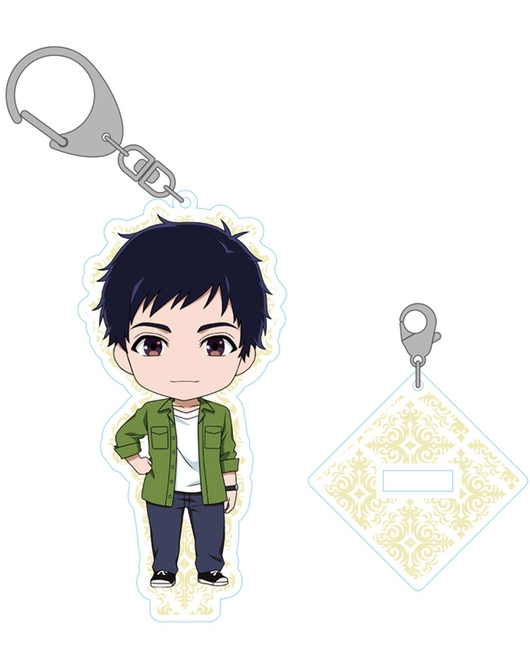 宝石商リチャード氏の謎鑑定 ねんどろいどぷらす スタンド付きアクリルキーチェーン 中田正義