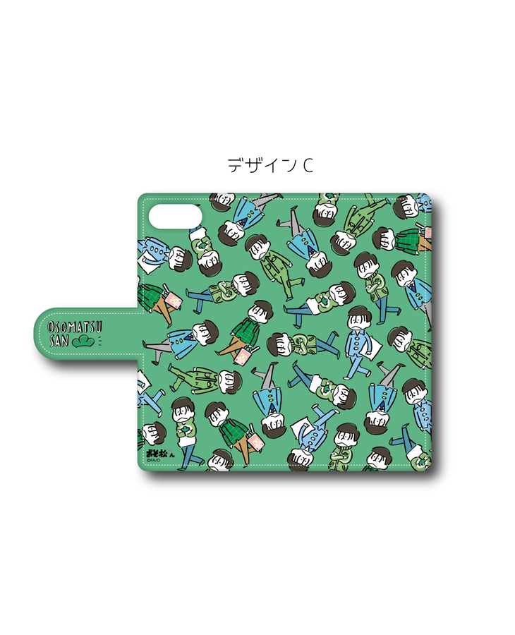 「おそ松さん」手帳型スマホケース(iPhone5/5s/SE) C チョロ松