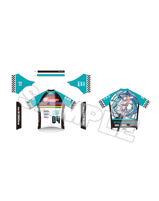 初音ミク GT参戦100戦記念 オムニバスアート サイクルジャージ レーシングミク 2012Ver. Art by トリダモノ（再販）