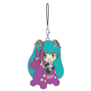 Hatsune Miku x CuteRody Rubber Straps Grape ver.