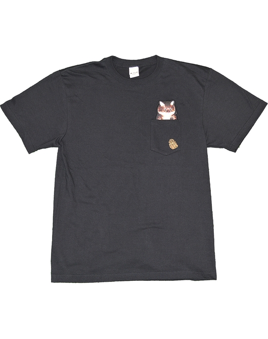 俺、つしま つーさんインポケットTシャツ